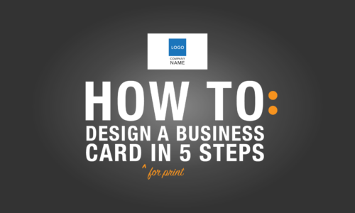 How to Design a Business Card in 5 Steps