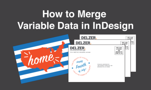 How to Merge Variable Data in InDesign