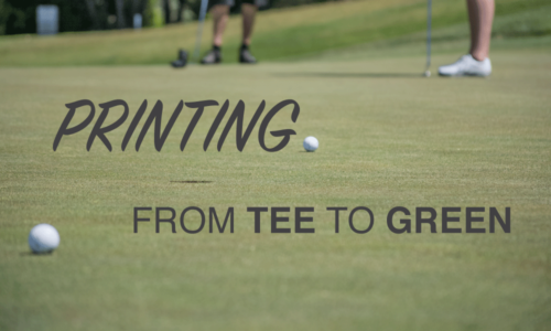 Printing from Tee to Green
