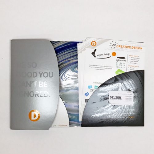 Delzer Pocket Folder with Service Inserts